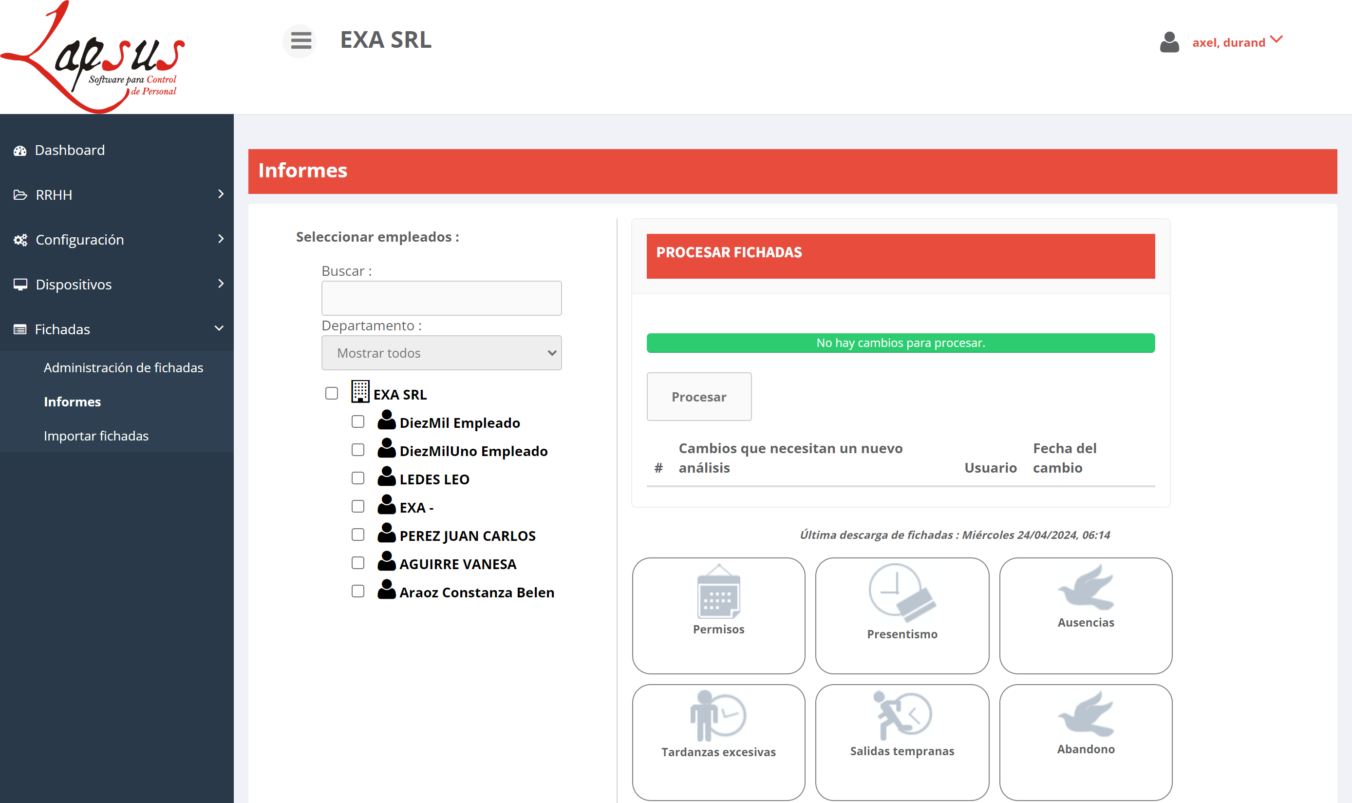 www.lapsus.exasrl.com_8081_Report_ListReports.png
